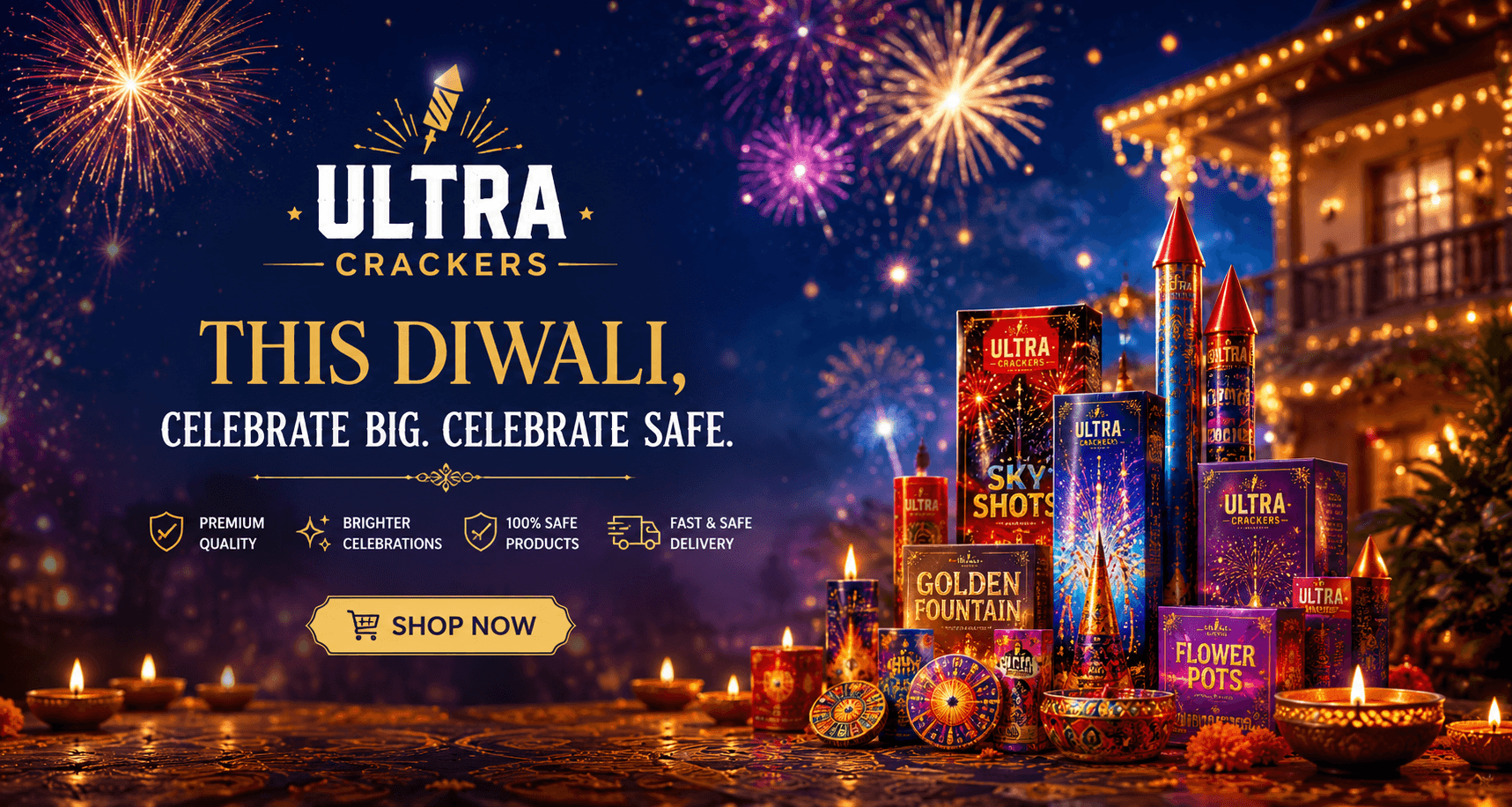 Ultra Crackers Banner
